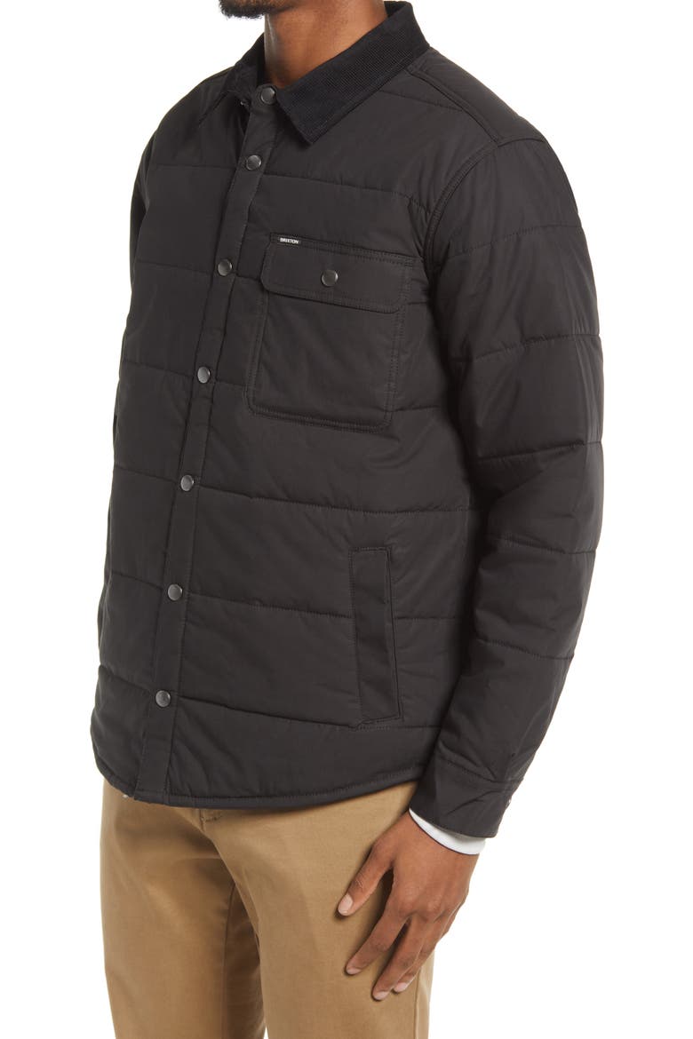 Cass Quilted Jacket, Alternate, color, BLACK/BLACK
