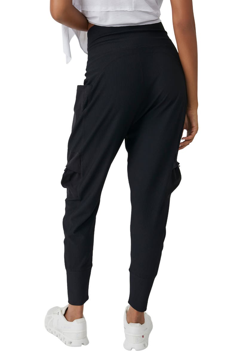 FP Movement by Free People Take A Hike Rib Drop Crotch Pants, Alternate, color, 