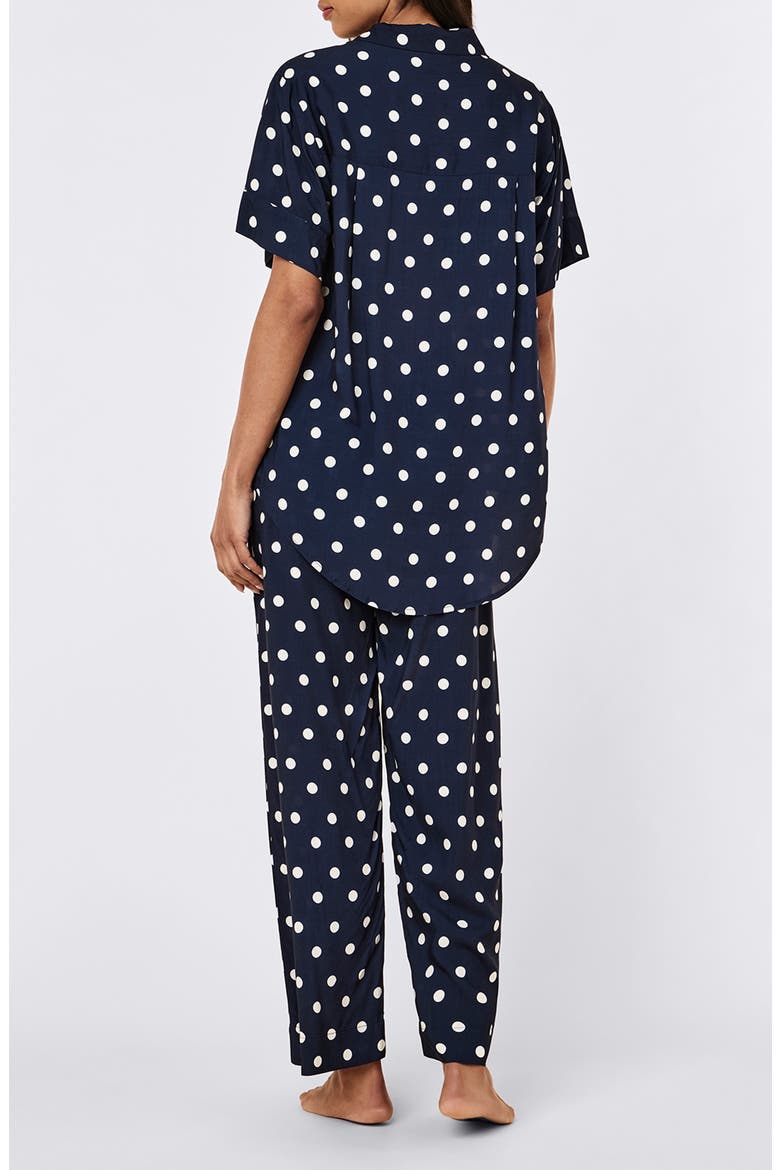 Spot Pajamas, Alternate, color, DEEP NAVY/ CREAM SPOT