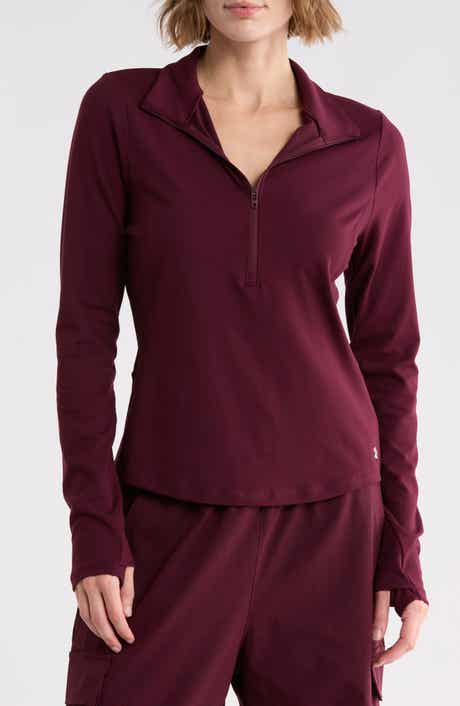 Movement Rib Panel Half Zip Pullover