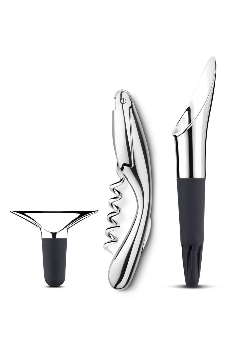 Georg Jensen 3-Piece Wine Set, Main, color, Silver