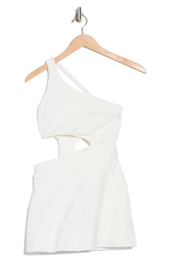 FREE PEOPLE FREE PEOPLE TRANSCEND LIMITS ONE-SHOULDER SKORTSIE DRESS