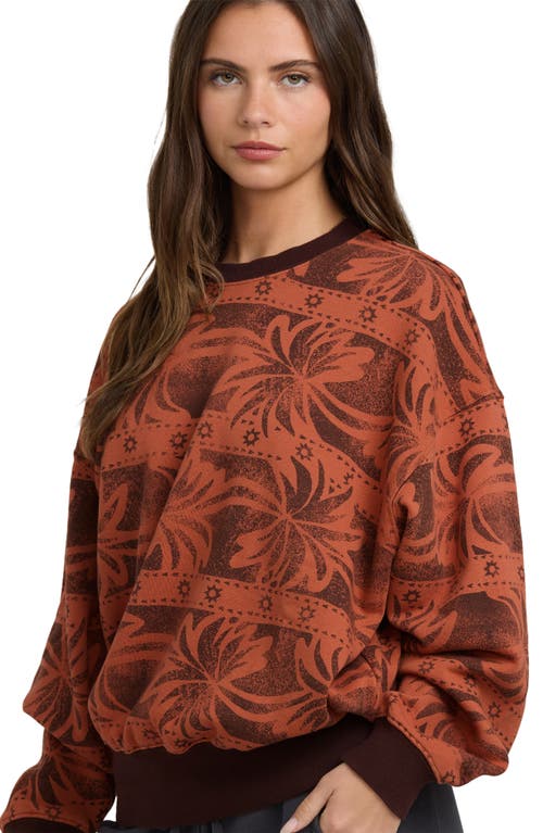 Billabong Vida Palms Print Sweatshirt In Multi