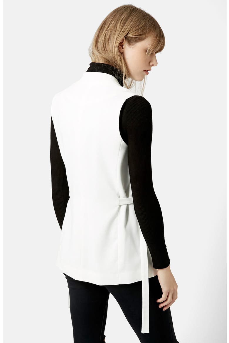 D-Ring Belt Vest, Alternate, color, CREAM