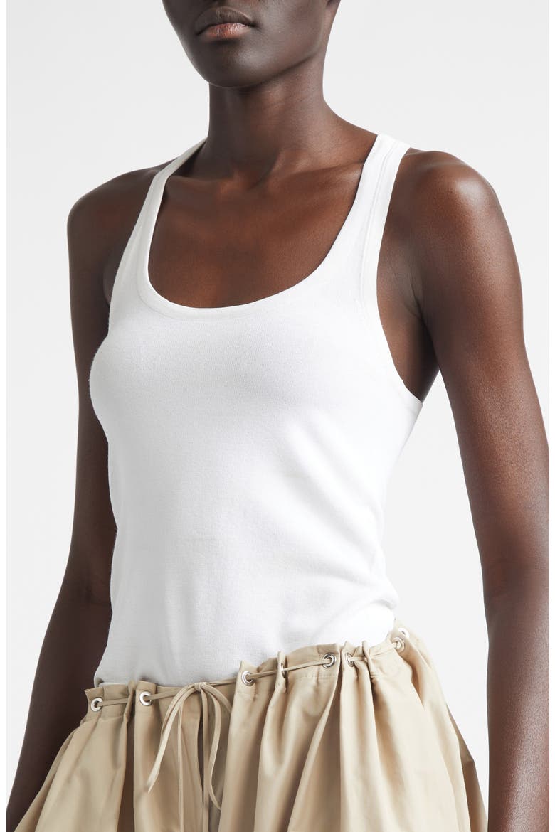 The Raven Racerback Sweater Tank, Alternate, color, OPTIC WHITE