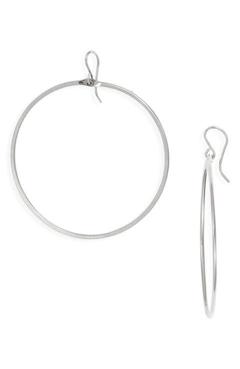 Signature Large Hoop Earrings