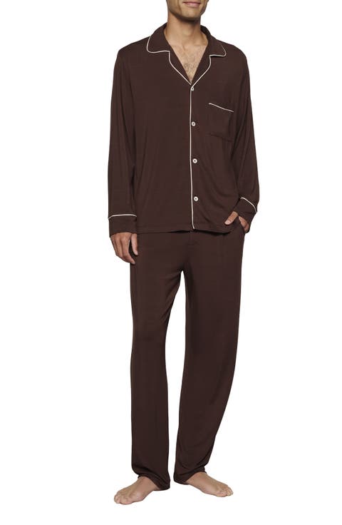 William Stretch Tencel® Modal Long Pajamas