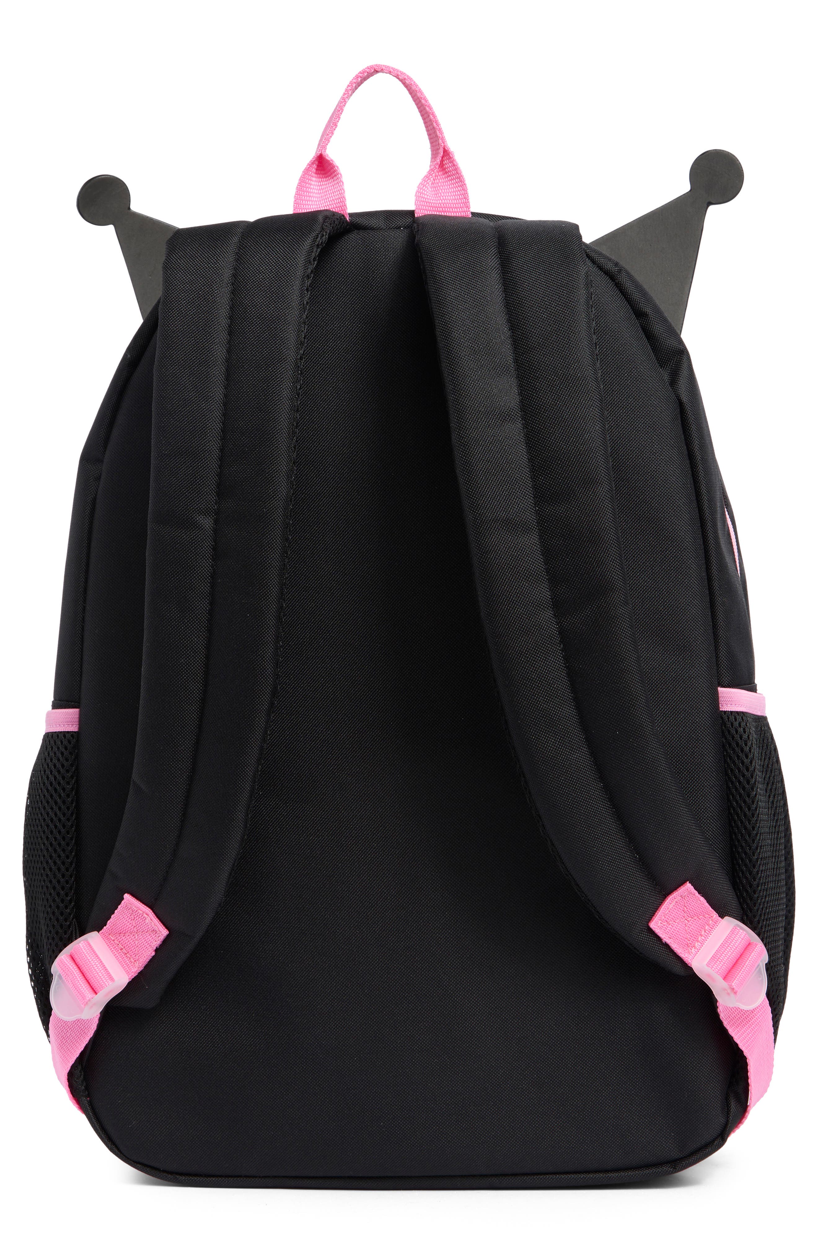 Kids' Kuromi Backpack, Alternate, color, PINK/ BLACK