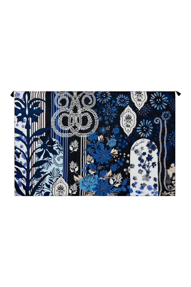Marine Pareo Cover-Up, Alternate, color, BLUE