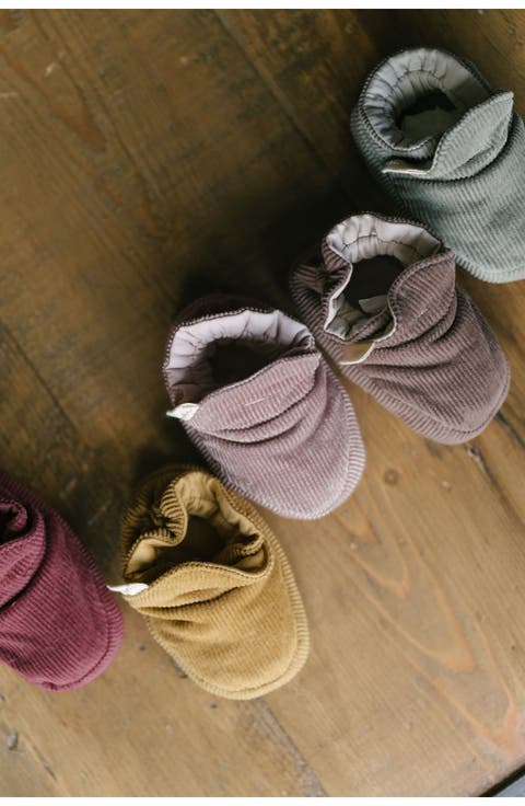 Organic Cotton Corduroy Bootie