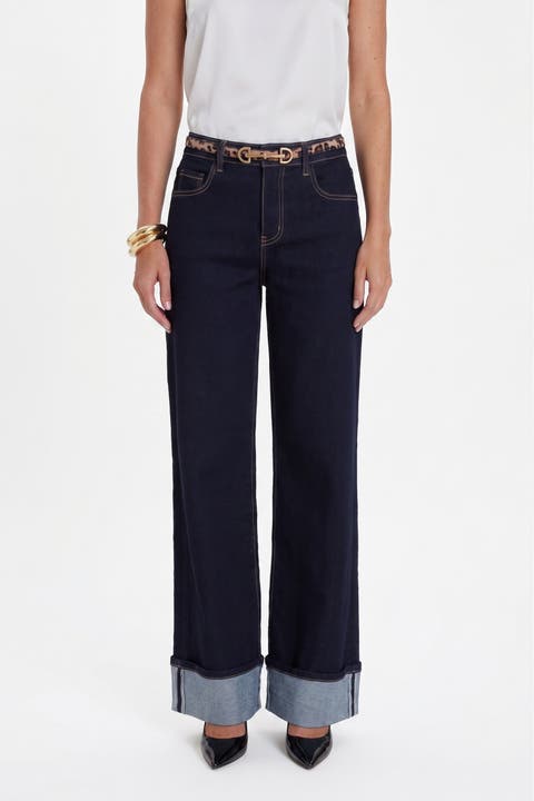 Claire Palazzo Cuff Jean