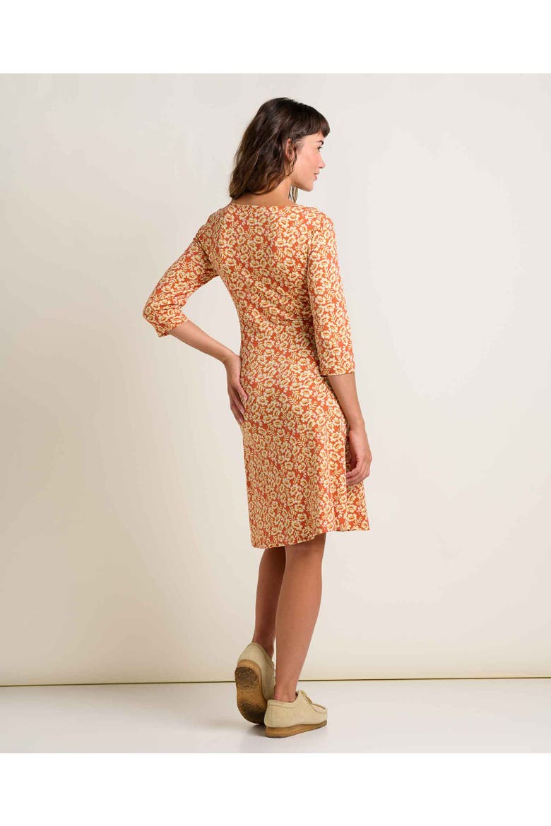 Rosalinda Dress, Alternate, color, Gourd Ikat Print
