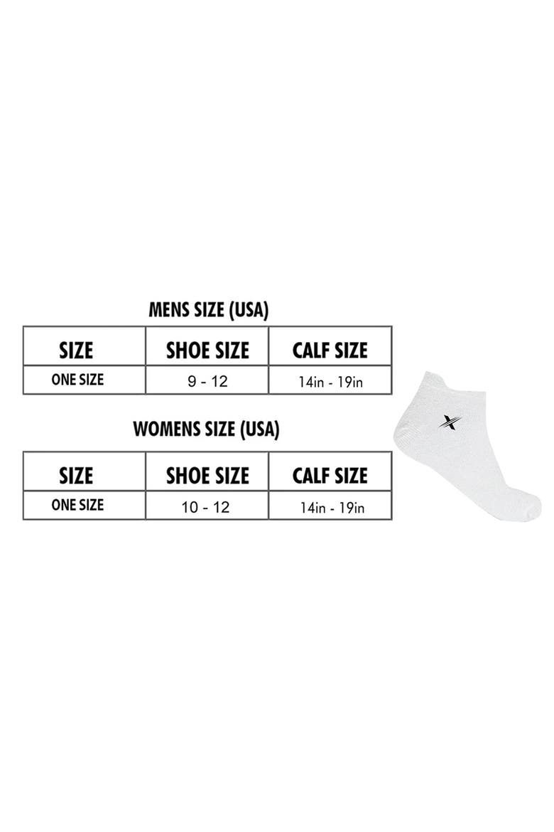 3-Pack Low Cut Compression Socks, Alternate, color, WHITE