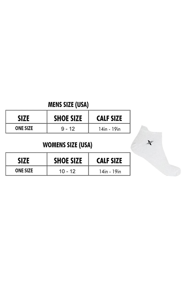 EXTREME FIT 3-Pack Low Cut Compression Socks, Alternate, color, White