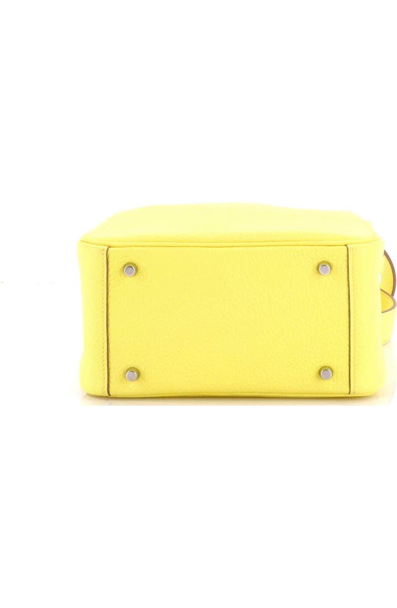 Pre-Owned Hermes Lindy Bag Clemence Mini, Alternate, color, Limoncello