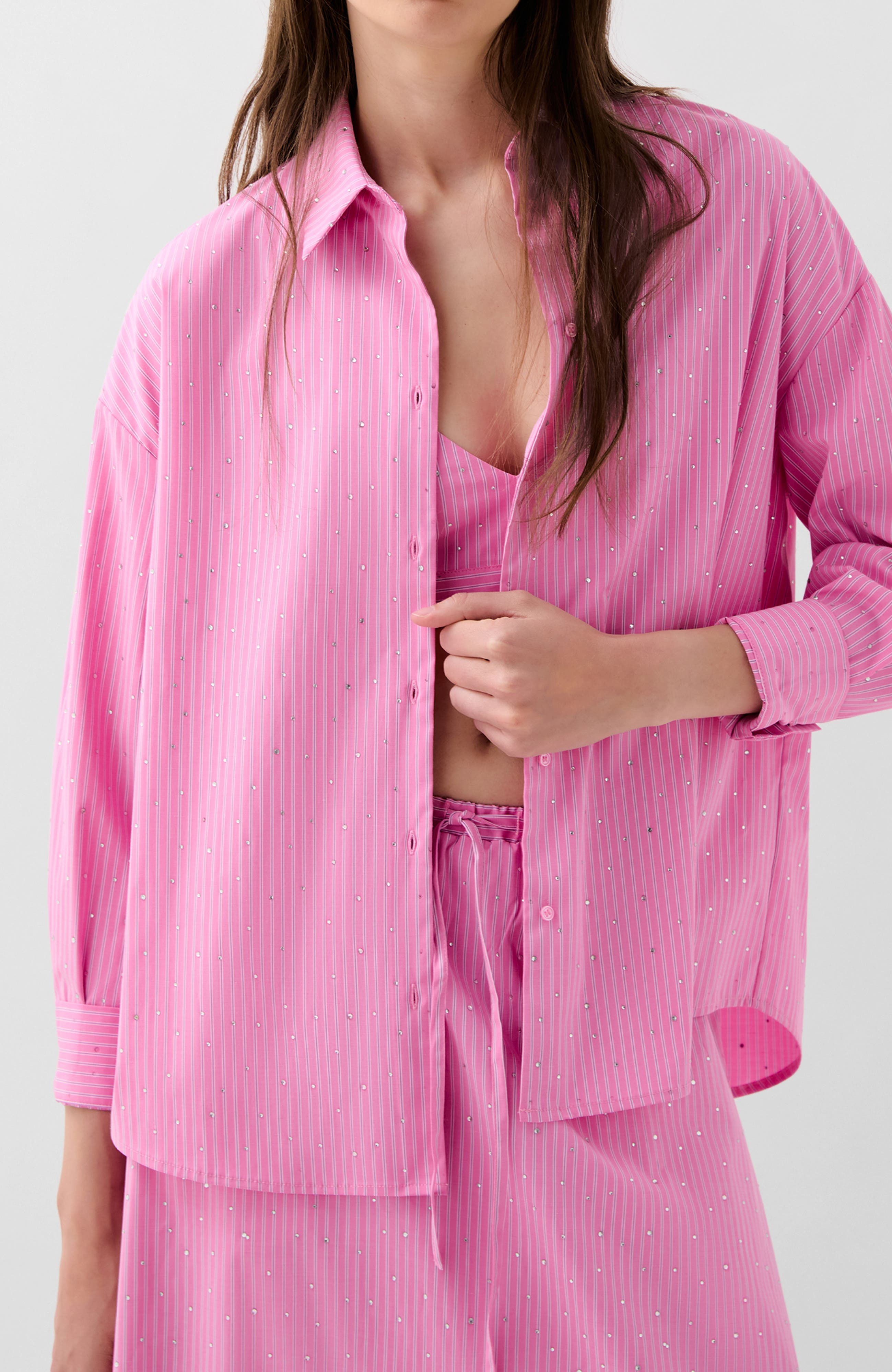 Strass Set Shirt