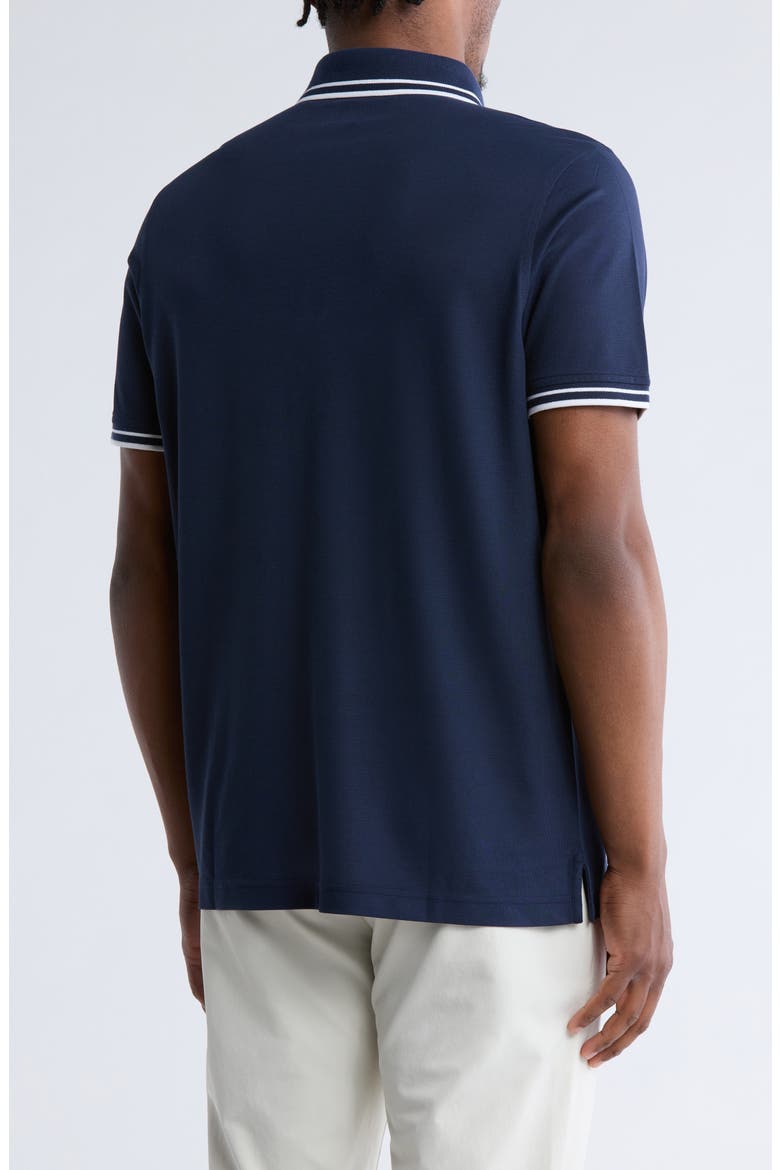Tipped Polo, Alternate, color, NAVY BLAZER