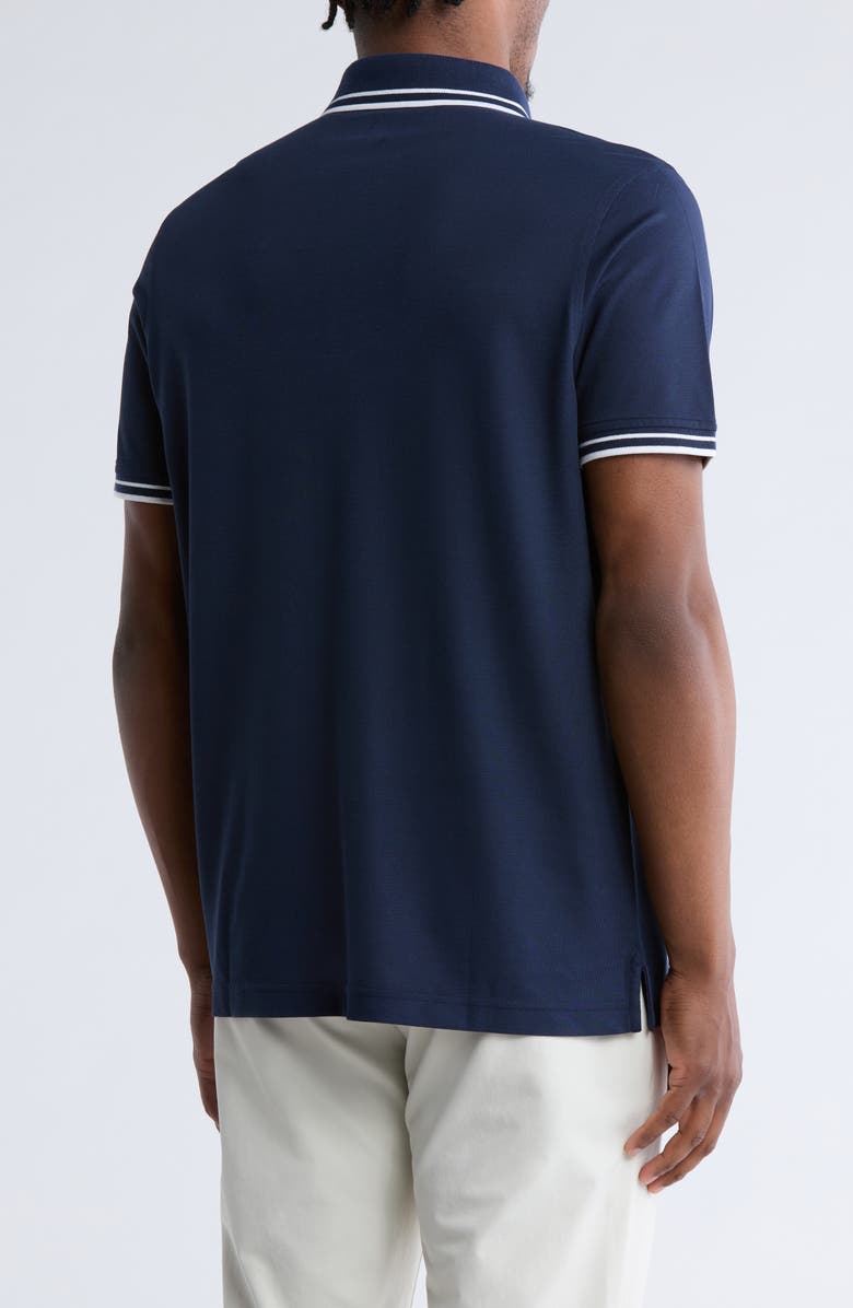 14th & Union Tipped Polo, Alternate, color, Navy Blazer