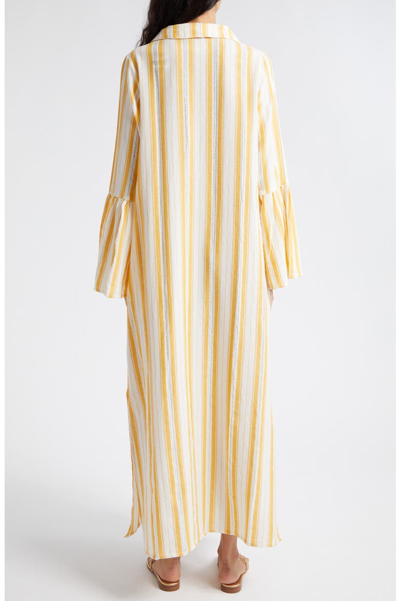 Jacqueline Stripe Long Sleeve Shift Dress, Alternate, color, CITRUS STRIPE