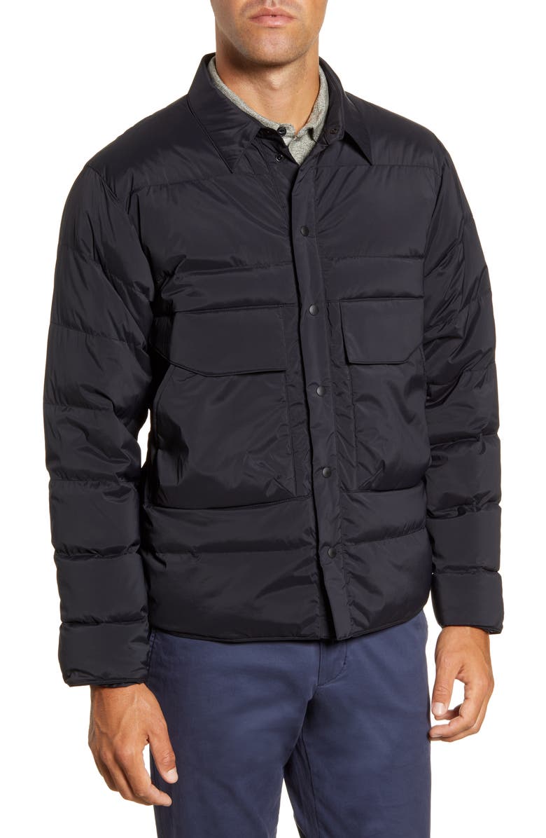 GOLDWIN Water Repellent Down Shirt Jacket, Alternate, color, 