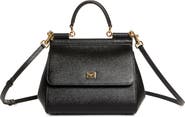 Dolce&Gabbana Medium Sicily Leather Top Handle Bag