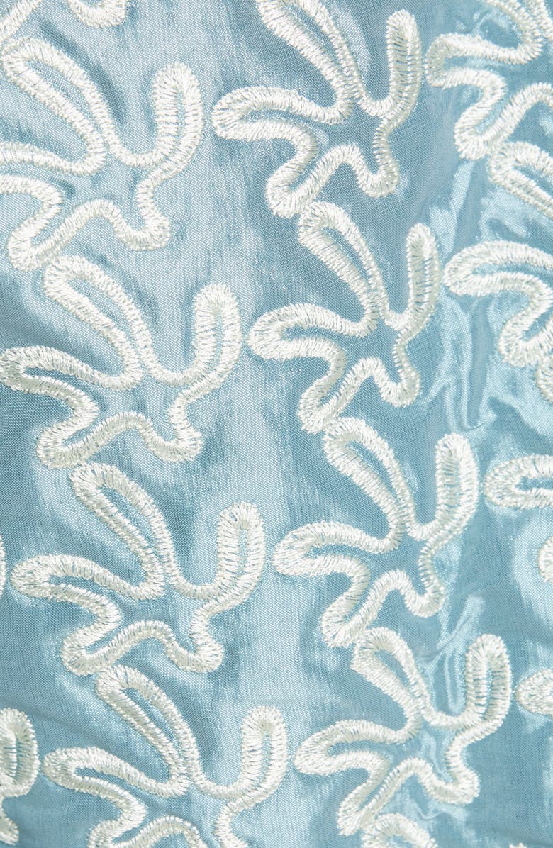 Kika Vargas Ela Quilted Star Silk Blend Taffeta Drawstring Shorts, Alternate, color, 