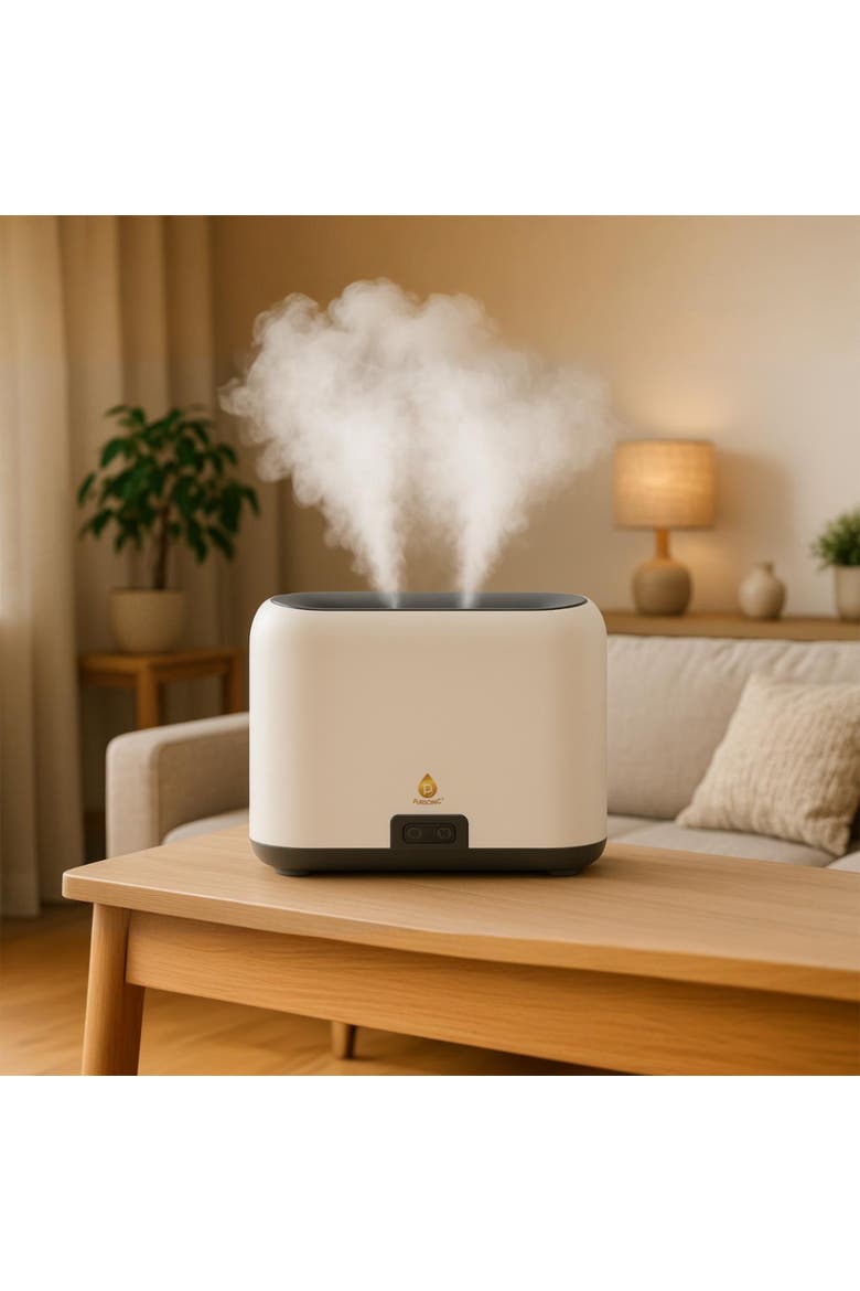 FlameGlow Diffuser, Oils & 360° Speaker, Alternate, color, Multicolor