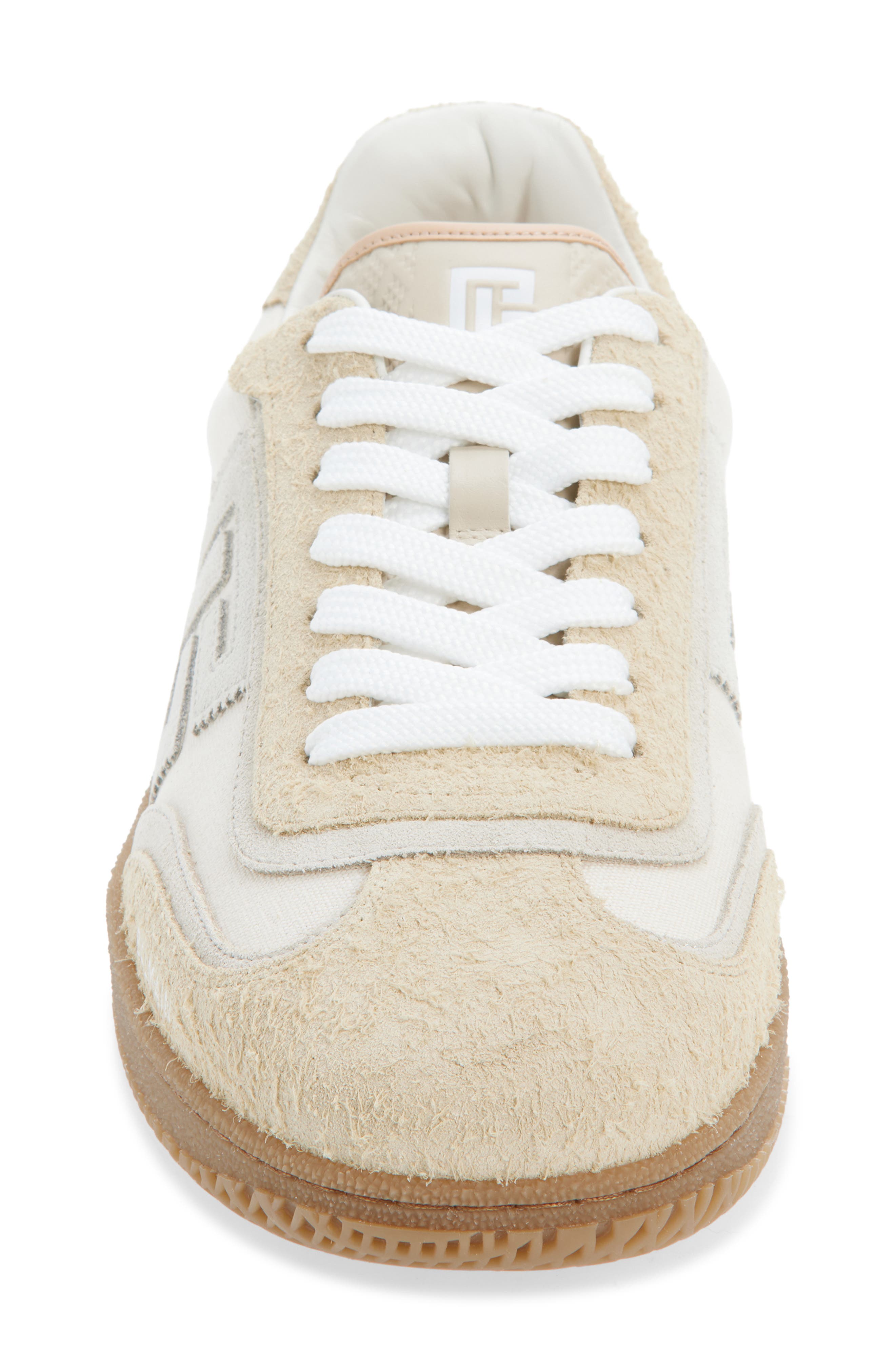 Balmain Swan Trainer Sneaker, Alternate, color, 0Da Cream