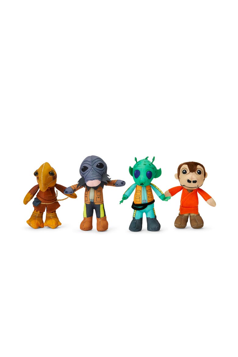 Star Wars Exclusive Mini Plushies - Mos Eisley's Cantina Villains - 4 Pack, Main, color, Multi-Color