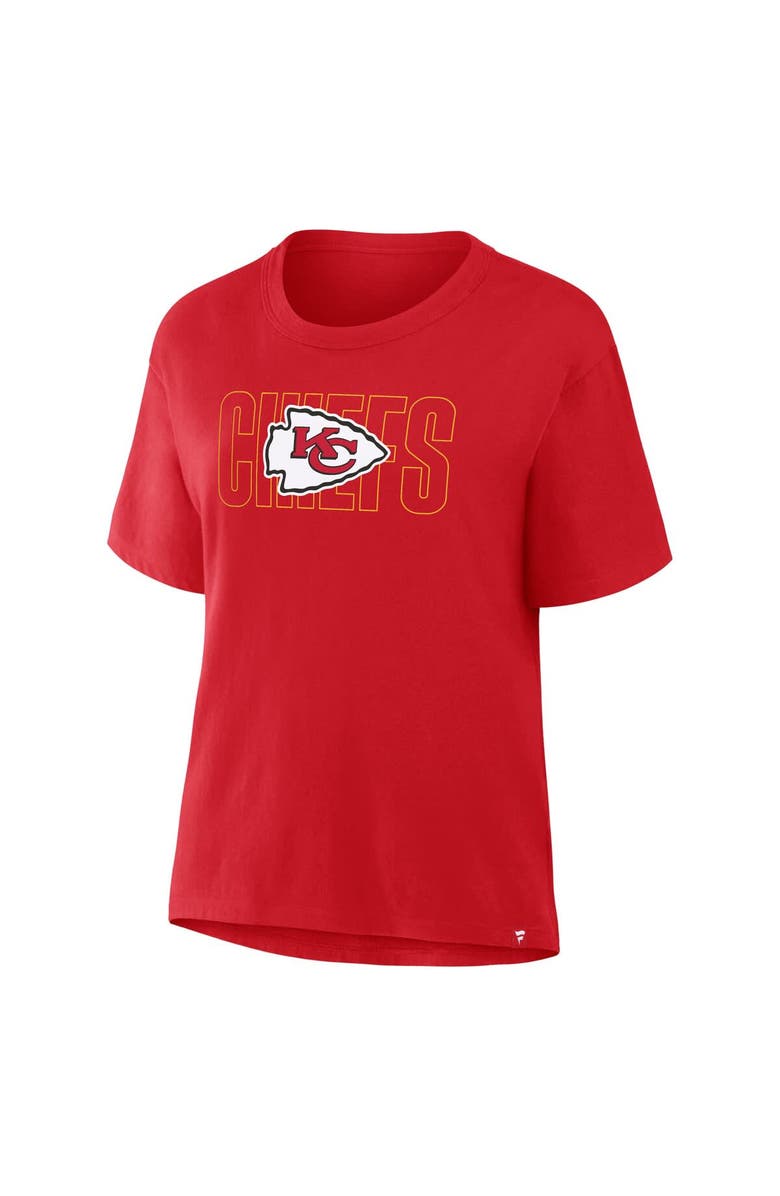 FANATICS Women's Fanatics Red Kansas City Chiefs Line Em Up T-Shirt, Alternate, color, Red