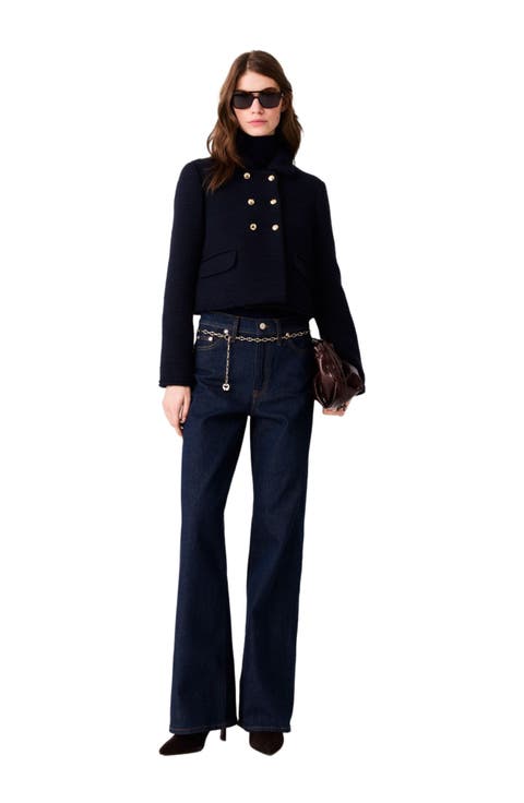 Short tweed jacket