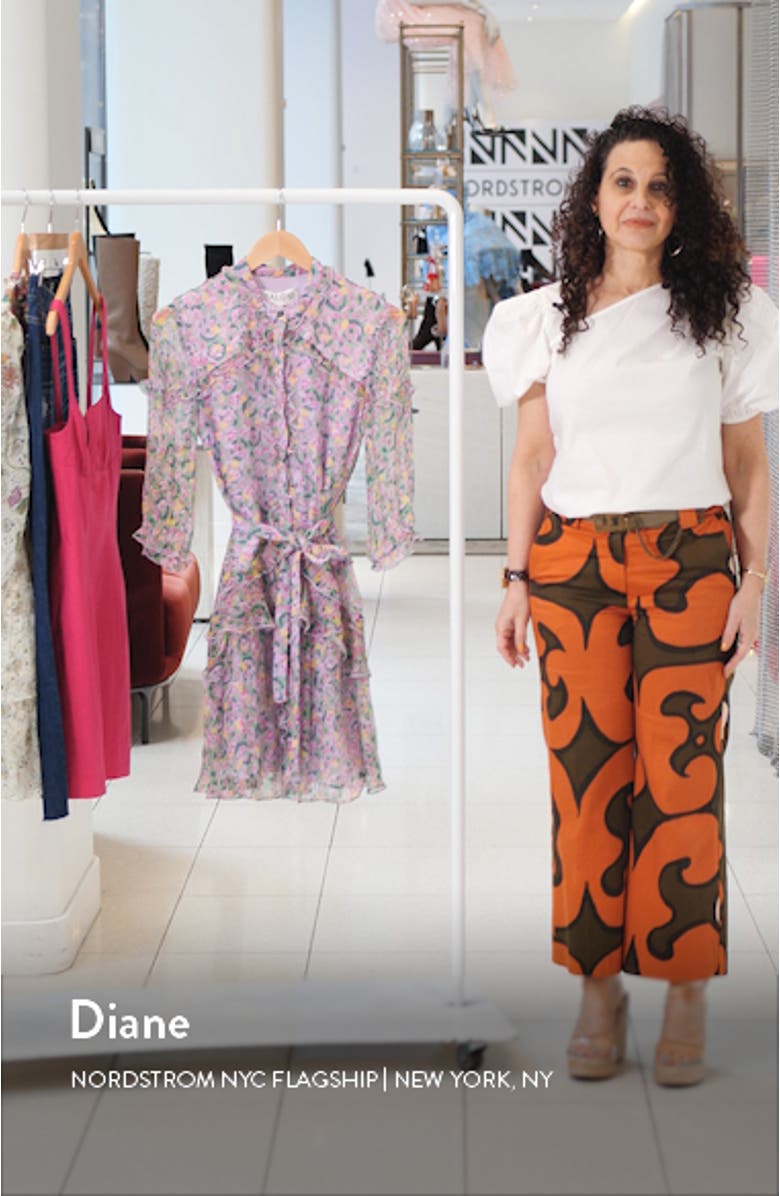 Tilly Ruffle Silk Dress, sales video thumbnail