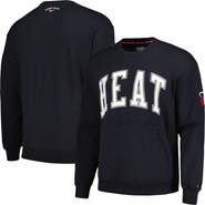 TOMMY JEANS Men's Tommy Jeans Black Miami Heat Henry Pullover Sweatshirt
