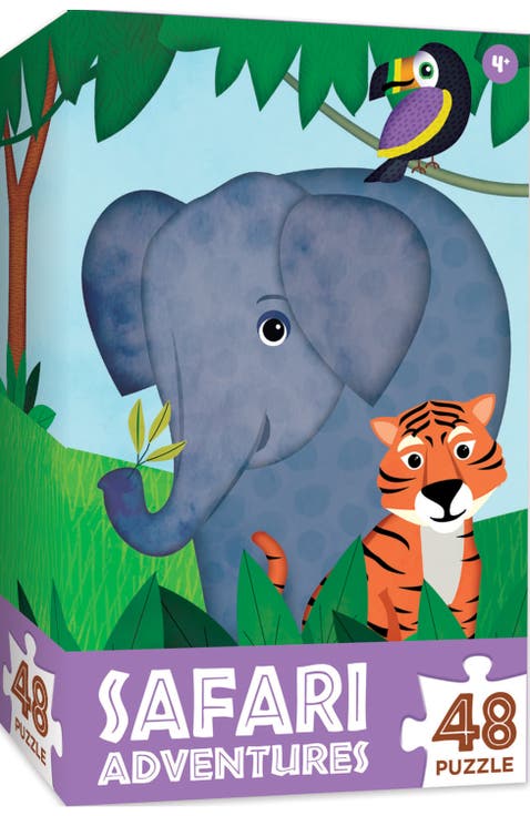 Safari Adventures 48 Piece Value Puzzle