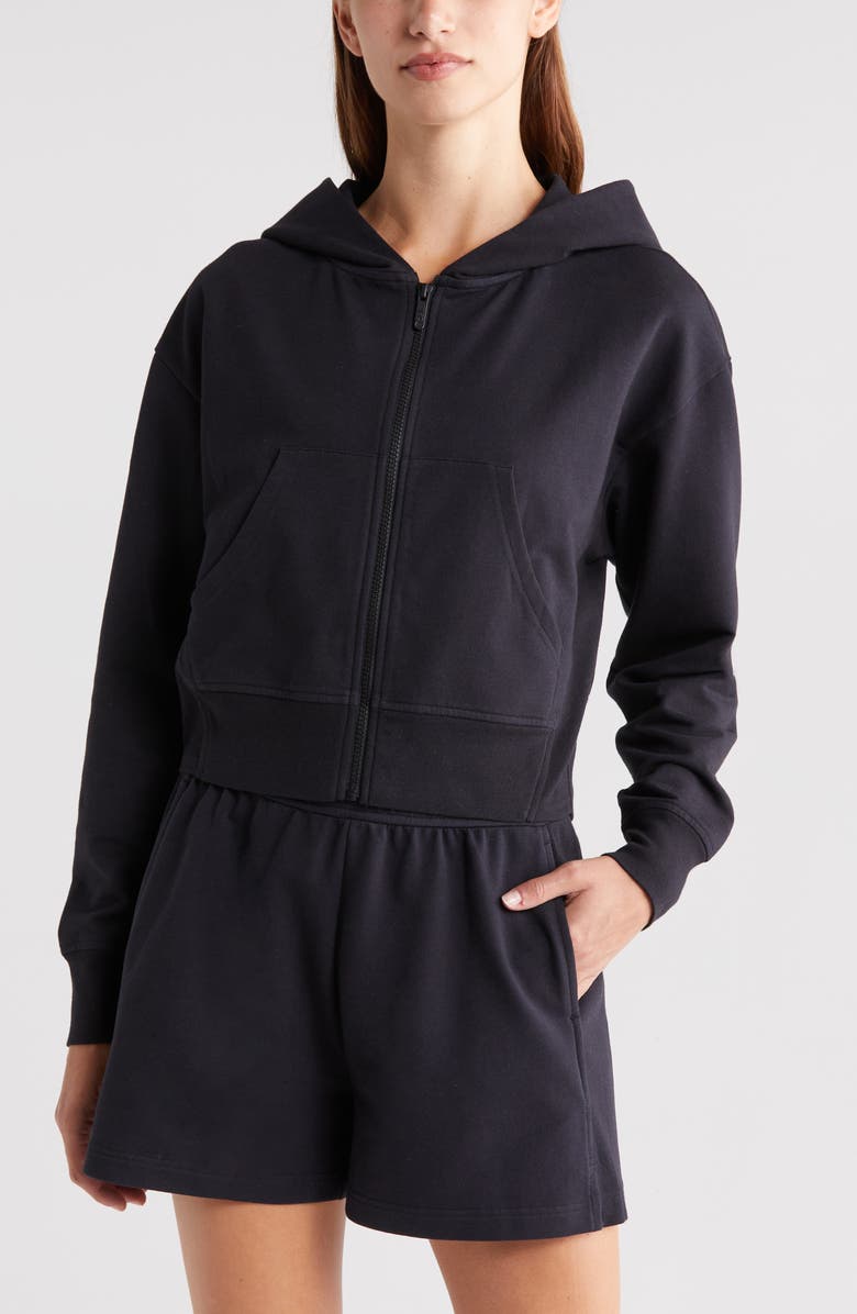 Zella Swoop Full Zip Hoodie, Alternate, color,