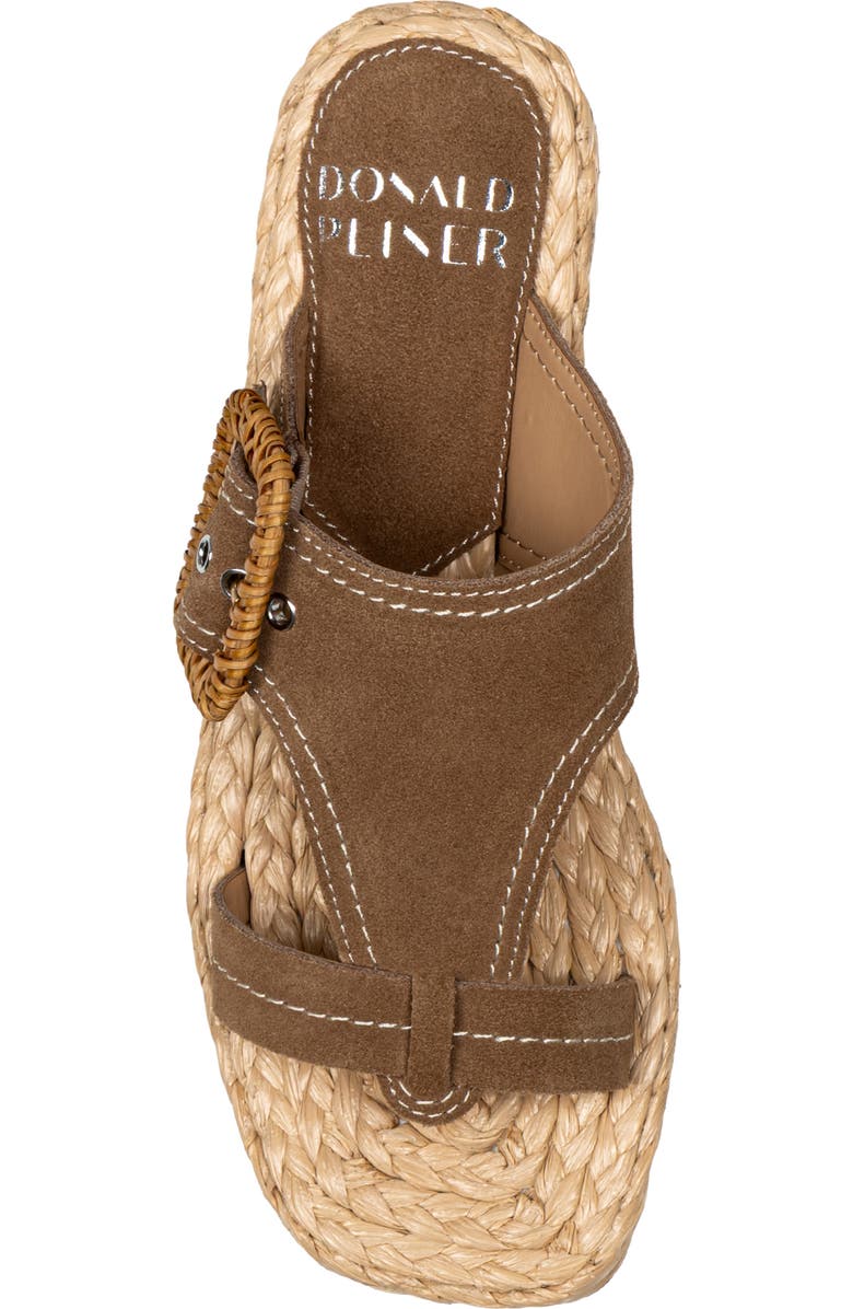 Donald Pliner <p>Hilari Leather Slide Sandal (Women)</p>, Alternate, color, Saddle