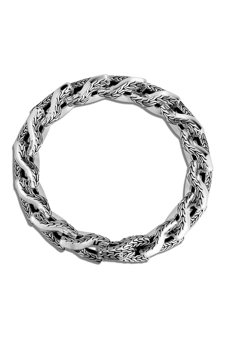 Men's Asli 10.5mm Link Bracelet, Alternate, color, SILVER