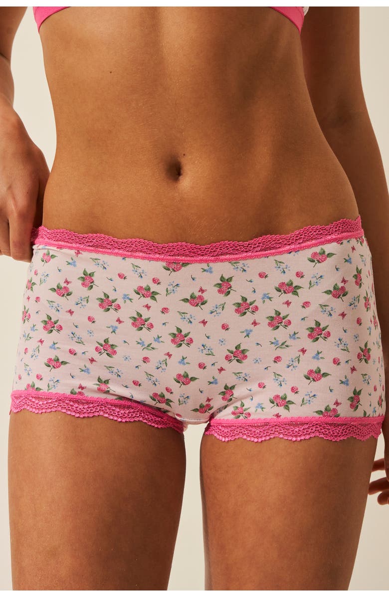 Stripe & Stare Lace Cami & Hipster Set, Alternate, color, 