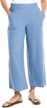 MAX STUDIO Textured Wide Leg Pants