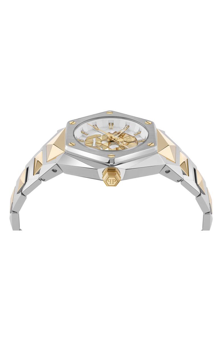 PHILIPP PLEIN The $kull Spikes Bracelet Watch, Alternate, color,