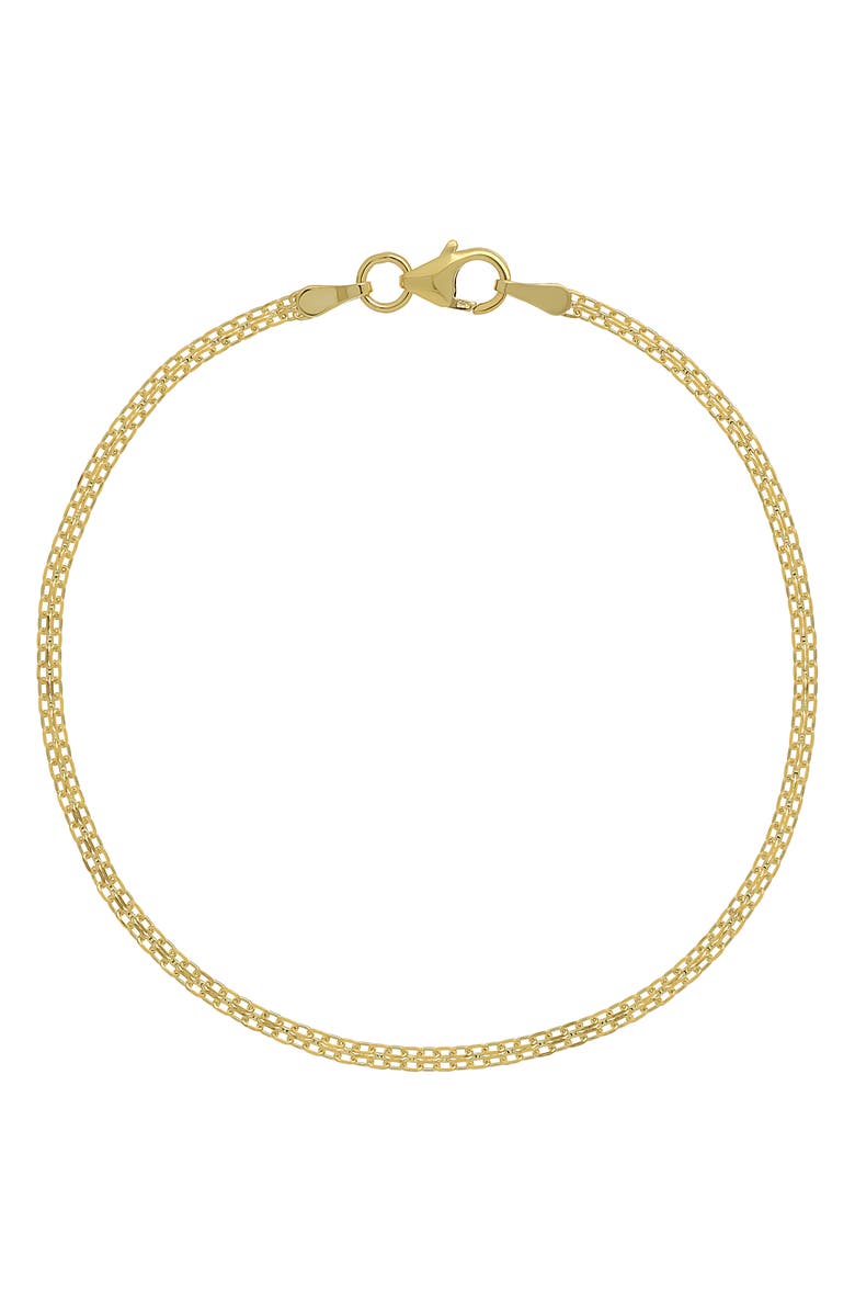 Bony Levy 14K Gold Dual Link Chain Bracelet, Main, color,