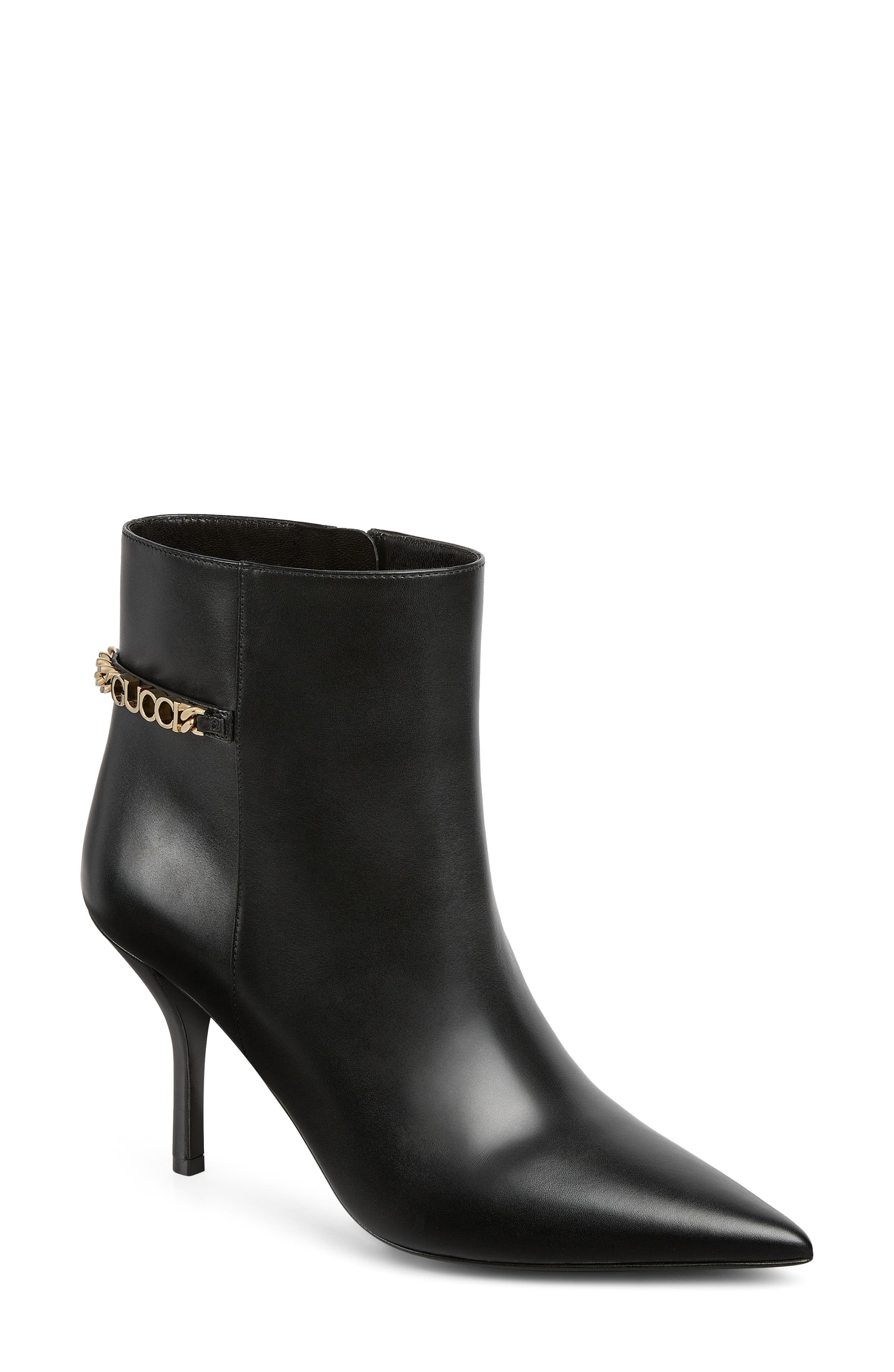 Gucci Signoria Stiletto Bootie, Main, color, 