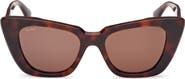 Max Mara Glimpse5 50mm Polarized Butterfly Sunglasses