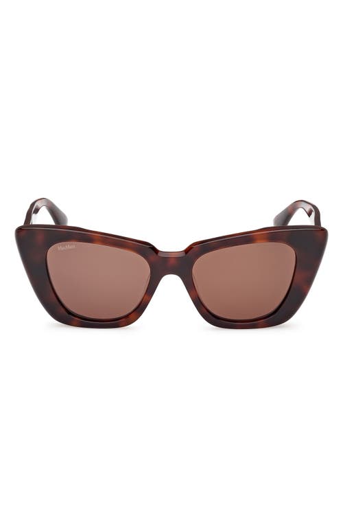 Max Mara Glimpse5 50mm Polarized Butterfly Sunglasses