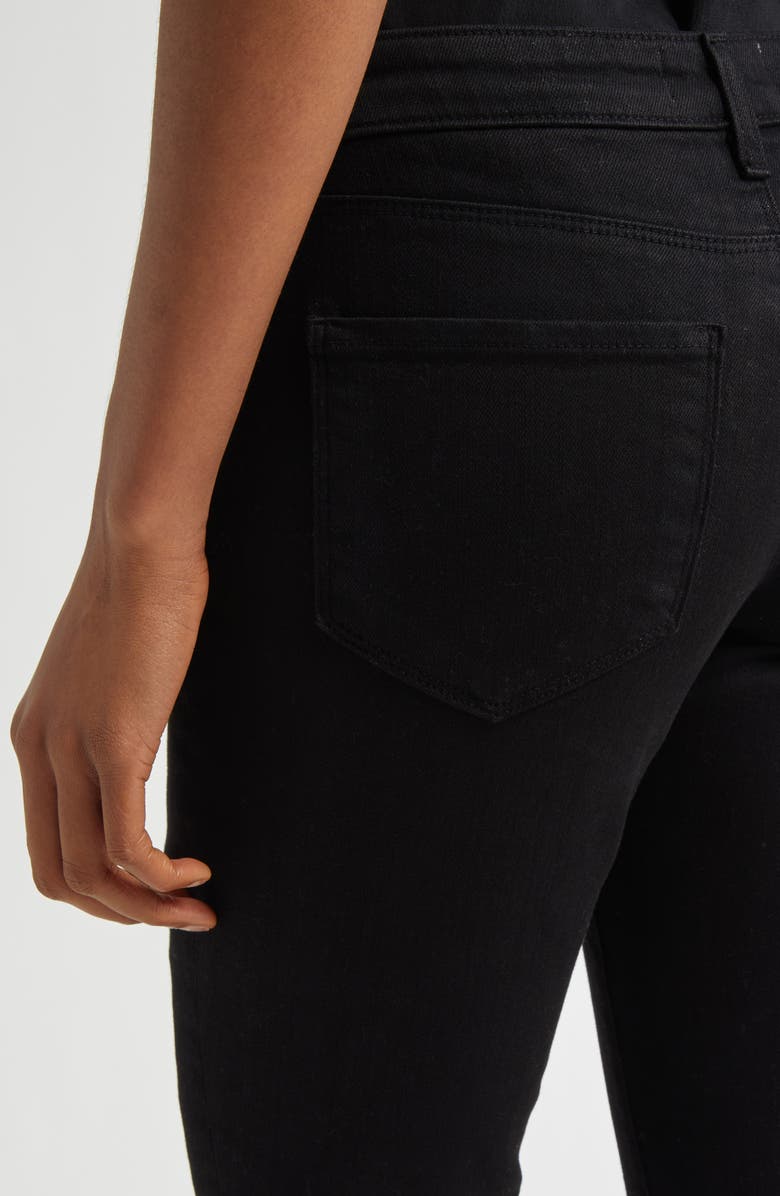 L'AGENCE Cara Low Rise Bootcut Jeans, Alternate, color, Noir