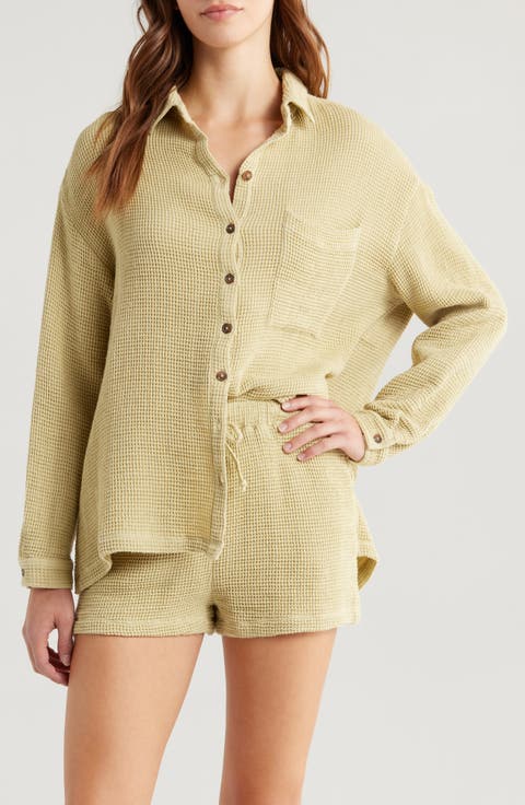 Odyssey Waffle Knit Oversize Shacket