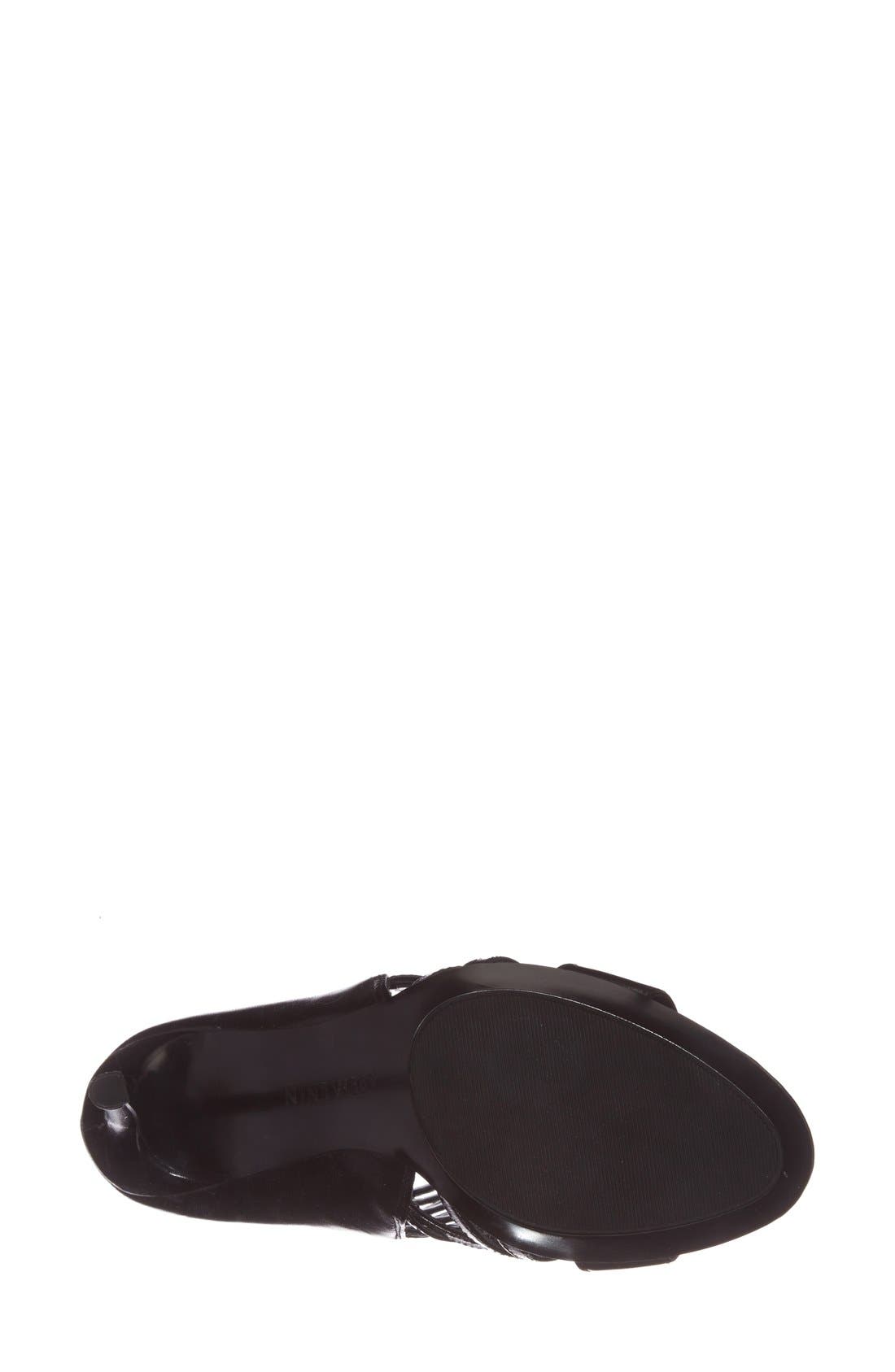 Nine West 'Funkfresh' Strappy Leather Sandal, Alternate, color, 