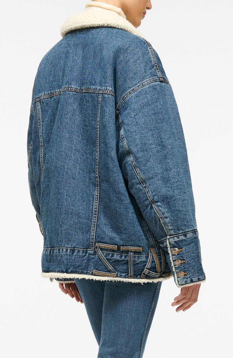 STAUD + Wrangler The Biggest Jean Jacket, Alternate, color,