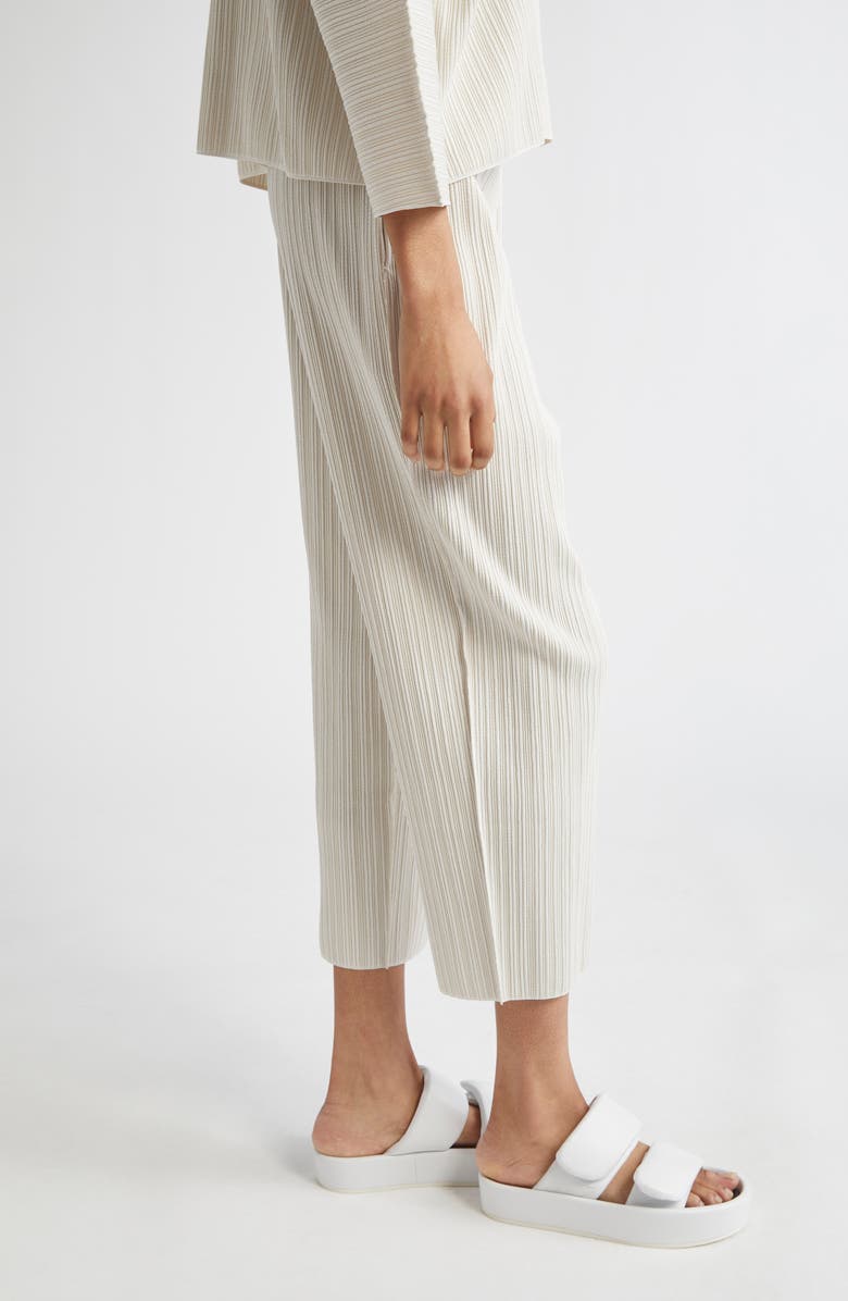 Pleats Please Issey Miyake A-POC Crop Pants, Alternate, color,