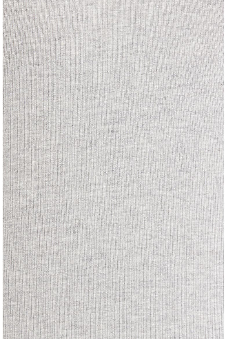 Moonlight Eco Easy Rib Short Pajamas, Alternate, color, GREY HEATHER